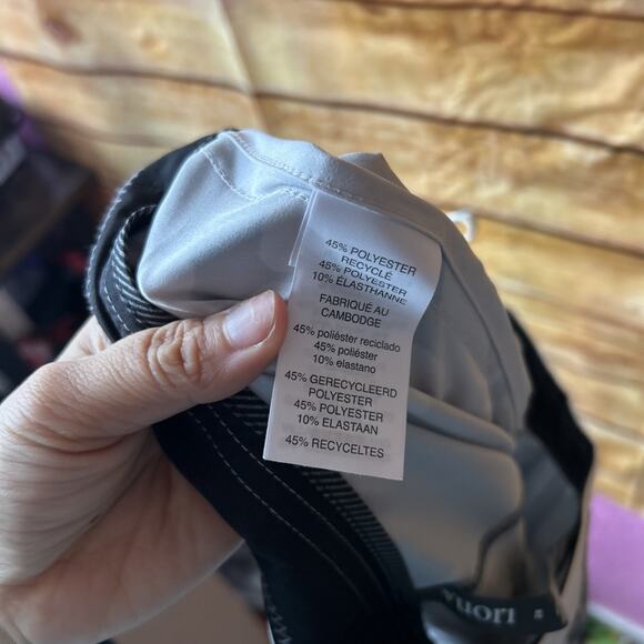 Vuori Cruise Board Shorts Mens 28 Dusty Blue Plumeria Drawstring V314 - Picture 7 of 8